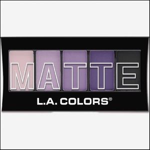 L.A. Colors Matte Eyeshadow Purple Cash Palette